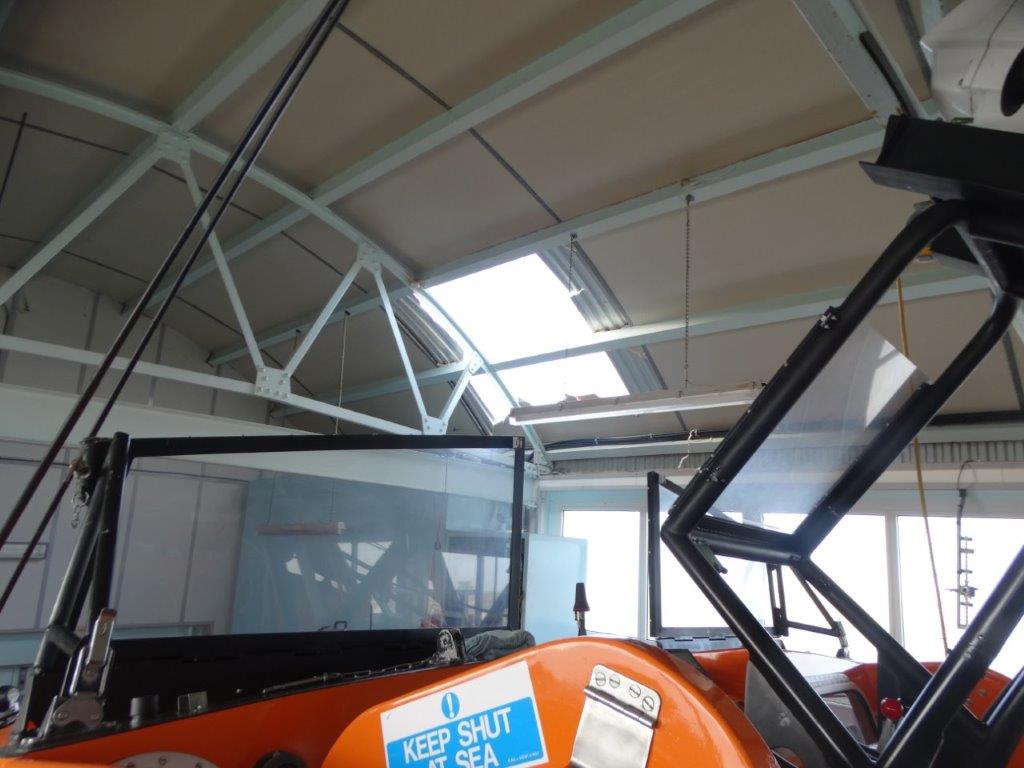 Storm Kate damages Selsey Lifeboat Station Boathouse